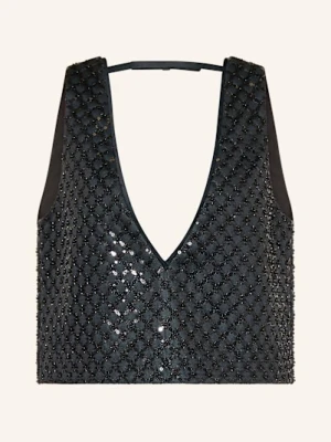 Dorothee Schumacher Spódnica Sparkling Statement Z Cekinami I Ozdobnymi Kamykami grau