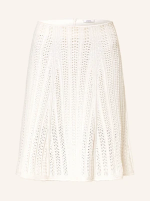 Dorothee Schumacher Spódnica Z Dzianiny Precise Pointelle weiss