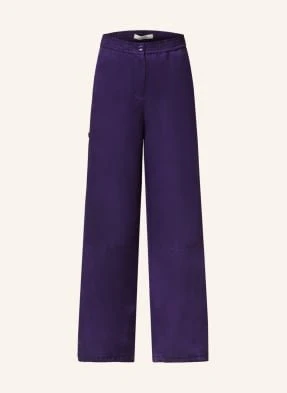 Dorothee Schumacher Spodnie Slouchy Coolness lila