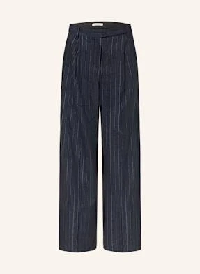 Dorothee Schumacher Spodnie Marlena Modern Sophistication Z Lnem blau