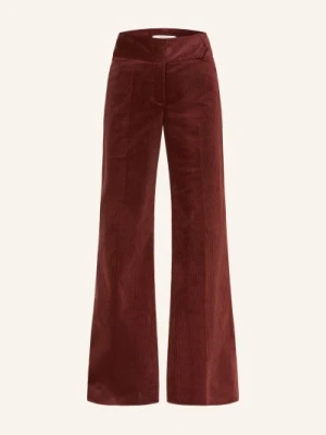 Dorothee Schumacher Spodnie Z Sztruksu Twisted Structure braun