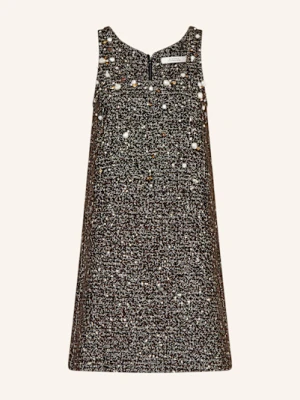 Dorothee Schumacher Sukienka Etui Cozy Attraction Z Ozdobnymi Kamykami braun