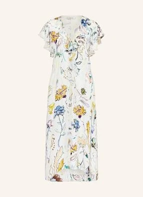 Dorothee Schumacher Sukienka Floral Twist Z Wolantami weiss