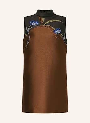 Dorothee Schumacher Sukienka Koktajlowa Soft Petal Z Satyny braun