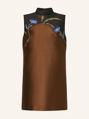 Dorothee Schumacher Sukienka Koktajlowa Soft Petal Z Satyny braun