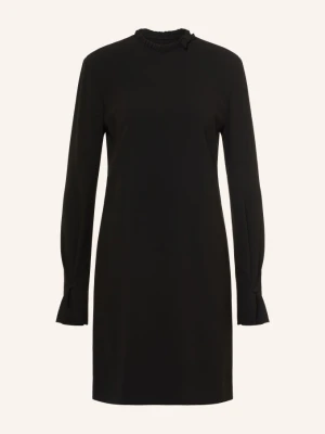Dorothee Schumacher Sukienka Statement Drape Z Falbanami schwarz CZARNY