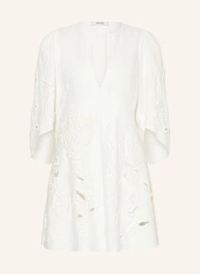 Dorothee Schumacher Sukienka Z Lnu Embroidered Beauty weiss