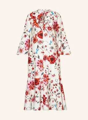 Dorothee Schumacher Sukienka Z Lnu Floral Ease Ii Dress weiss