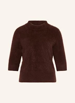 Dorothee Schumacher Sweter Fluffy Statement Z Rękawami 3/4 braun