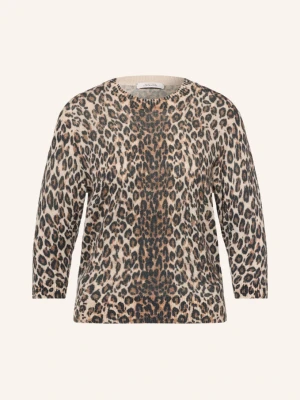 Dorothee Schumacher Sweter Leopard Statements Z Kaszmiru I Rękawami 3 / 4 beige