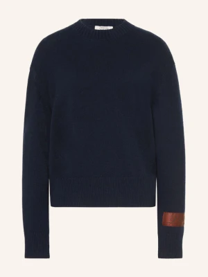 Dorothee Schumacher Sweter Modern Statements Z Kaszmirem blau GRANATOWY