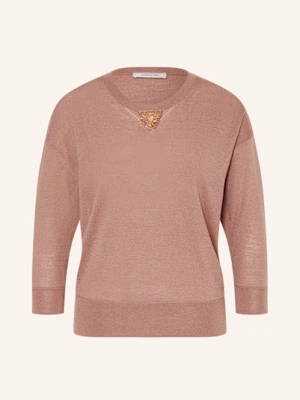Dorothee Schumacher Sweter Refined Essentials Z Ozdobnymi Koralikami rosa