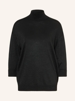 Dorothee Schumacher Sweter Shimmering Merino Z Rękawami 3 / 4 schwarz CZARNY