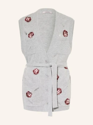 Dorothee Schumacher Sweter Z Dzianiny Blooming Statements Z Kaszmiru rot