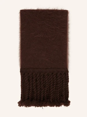 Dorothee Schumacher Szal Fluffy Statement Z Kaszmirem braun