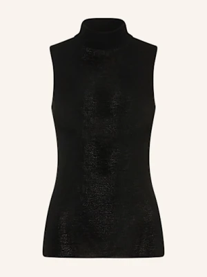 Dorothee Schumacher Top Z Dzianiny Urban Merino schwarz