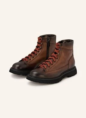 Doucal's Botki Sznurowane Neil braun