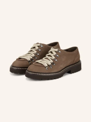 Doucal's Sznurowane Botki beige BRĄZOWY