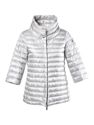 Down jacket in white nylon Baldinini