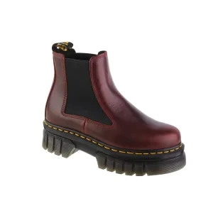 Dr. Martens Audrick Chelsea DM27820211, Damskie, Bordowe, sztyblety, skóra licowa, rozmiar: 39