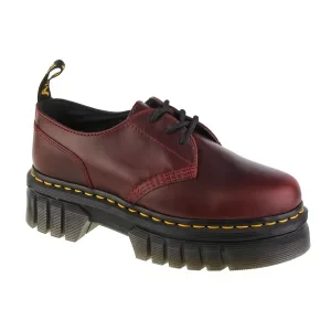 Dr. Martens Audrick DM27815211, Damskie, Bordowe, półbuty, skóra licowa, rozmiar: 36