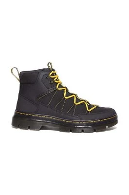 Dr. Martens botki Buwick kolor czarny na płaskim obcasie DM31185001