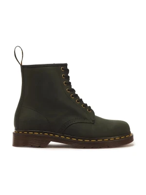 Dr. Martens botki skórzane 1460 zielony