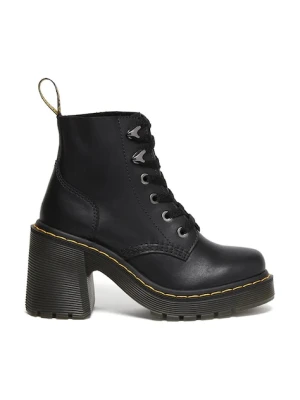Dr. Martens botki skórzane Jesy damskie kolor czarny na słupku DM27613001