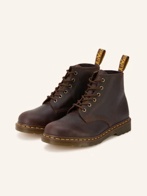 Dr. Martens Botki Sznurowane 101 Crazy Horse braun