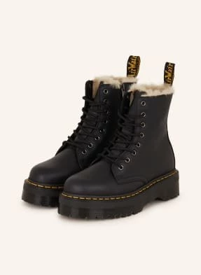 Dr. Martens Botki Sznurowane Jadon Ze Sztucznego Futra schwarz