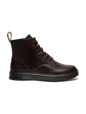 Dr. Martens buty wysokie skórzane Brookline Chukka męskie kolor brązowy DM41681200