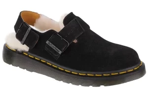 Dr. Martens Jorge Shearling Sandals DM27717001, Damskie, Czarne, sandały, skóra zamszowa, rozmiar: 45