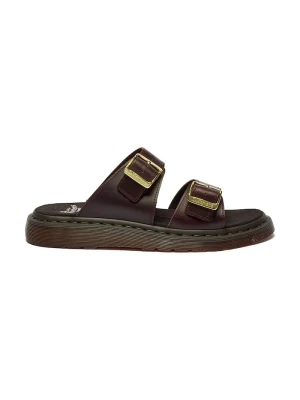 Dr. Martens klapki damskie skórzane Josef brązowy