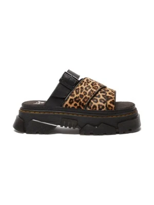 Dr. Martens klapki Mattison damskie kolor czarny na platformie DM41110200