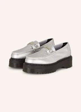 Dr. Martens Loafersy Na Platformie Penton Ii silber