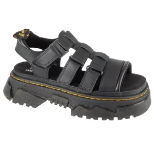 Dr. Martens Mattison 3 Strap Sandals DM40891001, Damskie, Czarne, sandały, skóra naturalna, rozmiar: 37