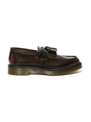 Dr. Martens mokasyny skórzane Adrian Tassel Loafer kolor bordowy DM14573601