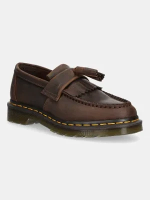 Dr. Martens mokasyny skórzane Adrian Tassel Loafer kolor brązowy DM30917201