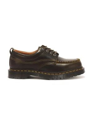 Dr. Martens mokasyny skórzane Lowell zielony