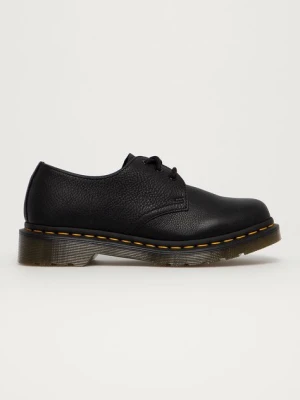 Dr. Martens Półbuty 1461 kolor czarny na płaskim obcasie DM24256001