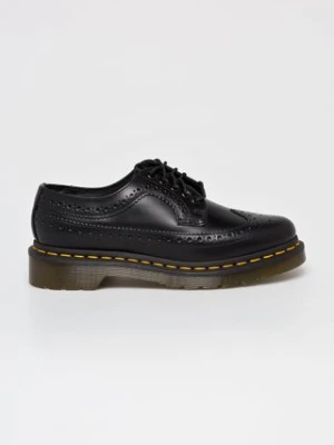 Dr. Martens półbuty 3989 kolor czarny na płaskim obcasie DM22210001