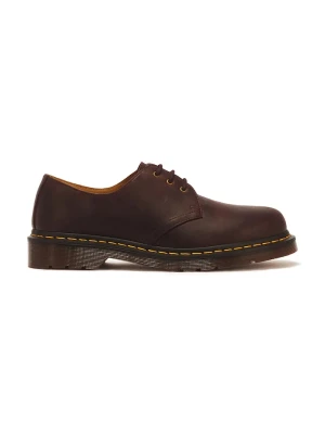 Dr. Martens półbuty damskie skórzane 1461 bordowy