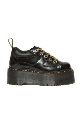 Dr. Martens półbuty skórzane 5i Quad Max damskie kolor czarny na platformie DM31423001