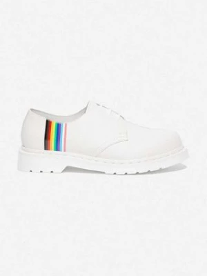 Dr. Martens półbuty skórzane For Pride kolor biały 27522100-WHITE