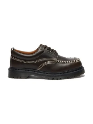 Dr. Martens półbuty skórzane Lowell kolor zielony DM41627300