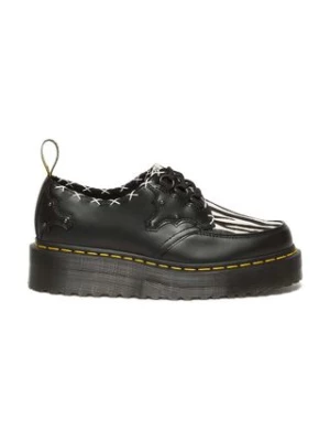 Dr. Martens półbuty skórzane Ramsey Quad 3i damskie kolor czarny na platformie DM31679195