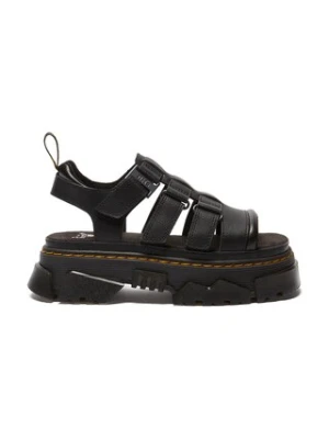 Dr. Martens sandały Mattison 3S damskie kolor czarny na platformie DM40891001