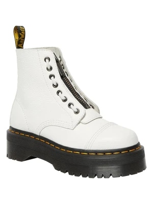 Dr. Martens Skórzane botki w kolorze białym rozmiar: onesize