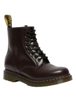 Dr. Martens Skórzane botki w kolorze bordowym rozmiar: 45