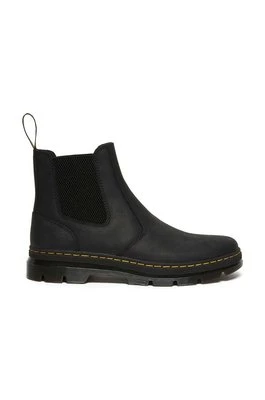 Dr. Martens sztyblety Embury kolor czarny na płaskim obcasie DM26002001